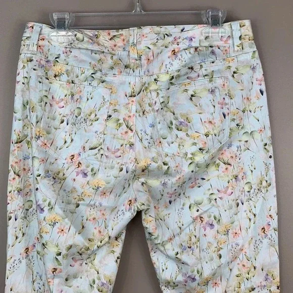 Brooks Brothers light blue floral Natalie fit pants sz 6 - Picture 7 of 8